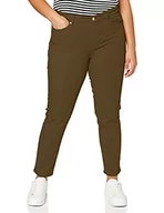 Spodnie damskie - 7 For All Mankind Damskie spodnie Roxanne Ankle Casual Pants, zielony, 29 - miniaturka - grafika 1