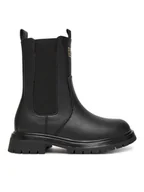 Buty dla chłopców - Tommy Hilfiger Botki T3A5-34016-1355999 S Czarny - miniaturka - grafika 1