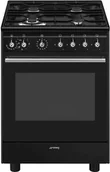 Kuchenki gazowo-elektryczne - SMEG CX61GMBL - miniaturka - grafika 1