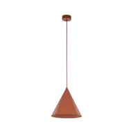 Lampy sufitowe - Czerwona lampa wisząca stożek ⌀25cm TK 6632 z serii CONO - miniaturka - grafika 1