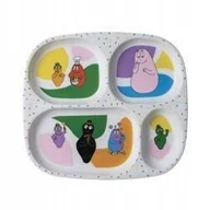 Miseczki i talerzyki dla dzieci - Talerz z przegródkami dla dzieci, Barbapapa | Petit Jour Paris - miniaturka - grafika 1
