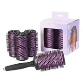 Szczotki i grzebienie do włosów - Olivia Garden Multibrush Curlers Kit, zestaw szczotek do włosów, 55mm, 4 szt. - miniaturka - grafika 1