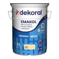Emalie - Dekoral Emalia olejno-alkidowa EMAKOL Kremowy 5 l - miniaturka - grafika 1