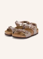 Sandały damskie - Birkenstock Sandały Rio As beige - miniaturka - grafika 1