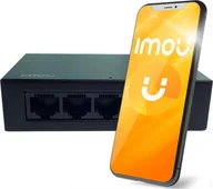 Switche - Switch IMOU Switch Imou 5-portowy SF105 metalowa obudowa 100Mbps SG105C - miniaturka - grafika 1