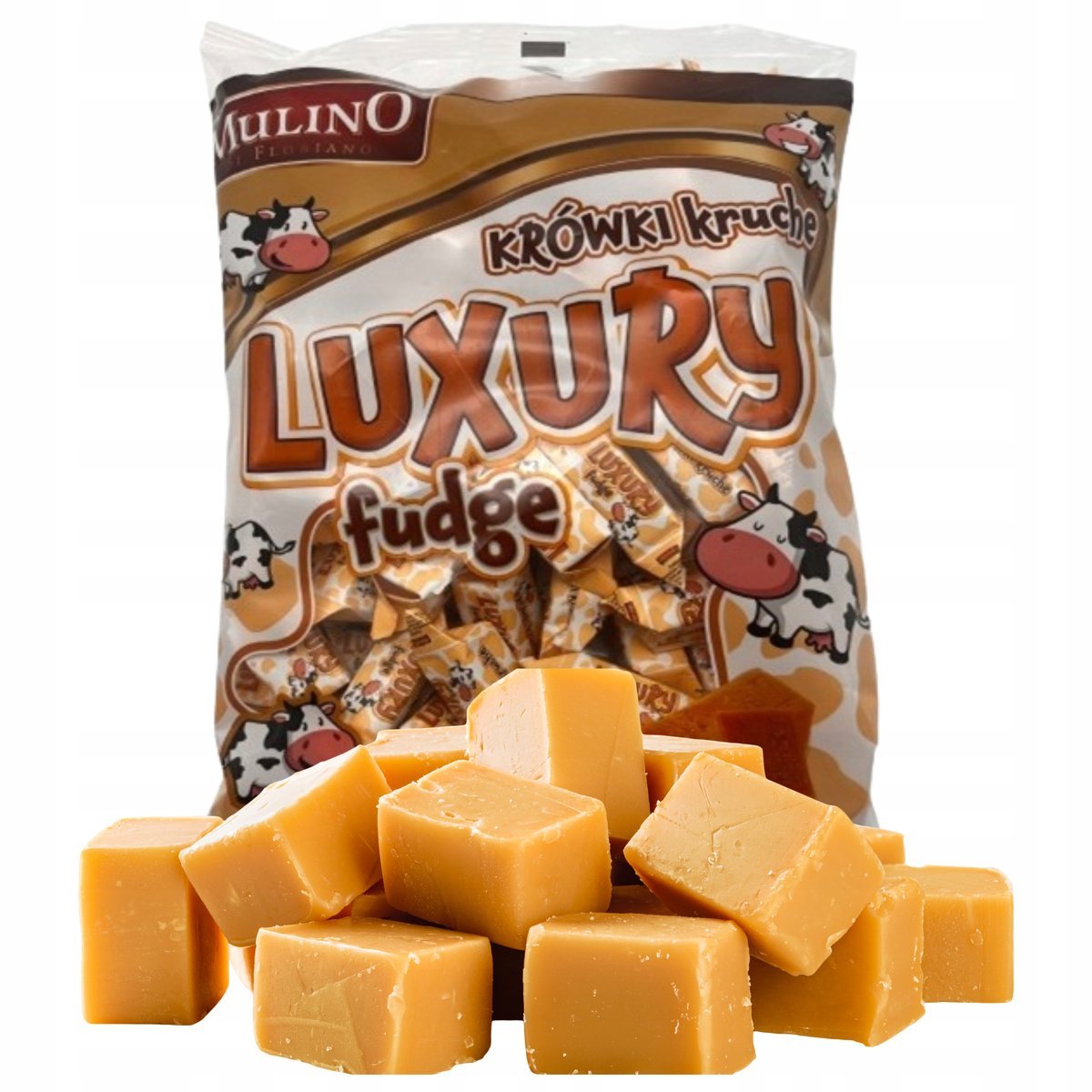 Cukierki Krówki Mleczne Luxury Mulino di Floriano Kruche Polskie 900g