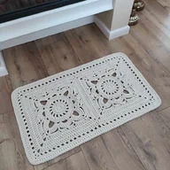 Dywany - Dywan ze sznurka bawełnianego 55cmx95cm - miniaturka - grafika 1