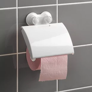 Uchwyt na papier toaletowy, montaż na przyssawki - Wieszaki łazienkowe - miniaturka - grafika 1