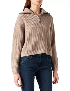 G-STAR RAW Skipper luźny sweter damski, beżowy/khaki (Dk Brick B670-1214), XL - Swetry damskie - miniaturka - grafika 1