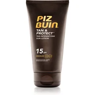 Balsamy i kremy do opalania - Lotion Piz Buin Piz Buin Tan & Protect mleczko ochronne przyspieszające opalanie SPF 15 Tan Intensifying Sun 150 ml - miniaturka - grafika 1