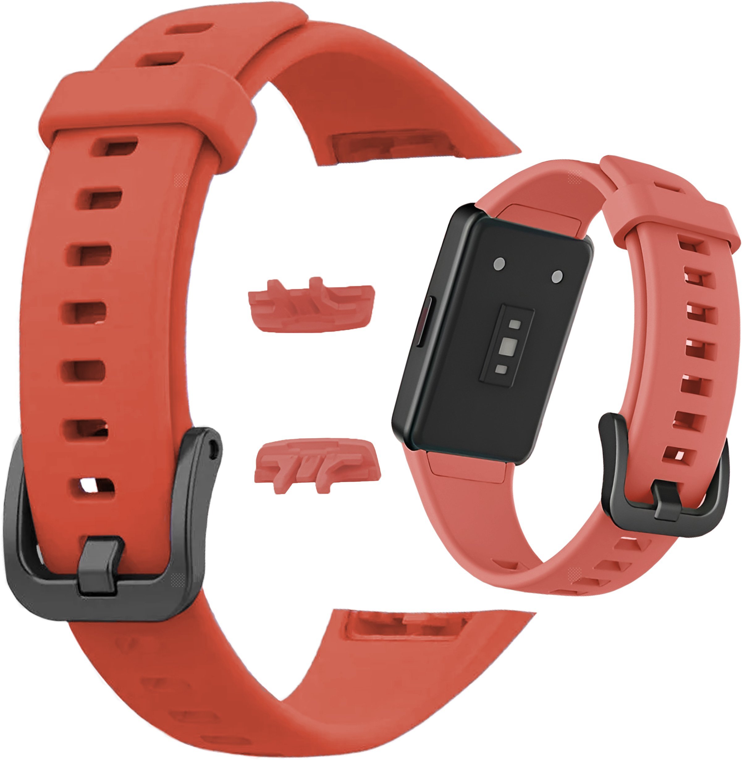 4kom.pl Pasek ChronSmarta do smartband'a Huawei Band 6 Pomarańczowy