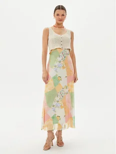 Desigual Sukienka letnia Waterloo 24WWVKX6 Kolorowy Regular Fit - Sukienki - miniaturka - grafika 1