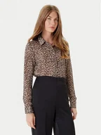 Koszule damskie - Guess Koszula W5YH0X WDW82 Beżowy Regular Fit - miniaturka - grafika 1