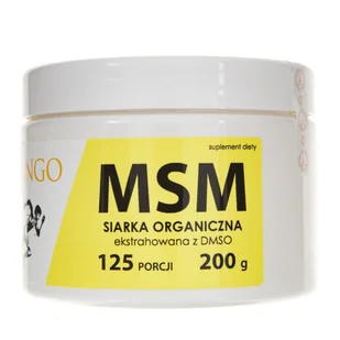 YANGO MSM - Siarka organiczna - ekstrahowana z DMSO - 200 g, Yango 4CFD-213DC - Witaminy i minerały - miniaturka - grafika 2