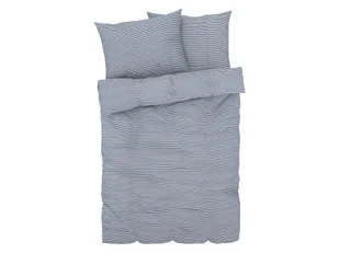 LIVARNO home Pościel renforcé z kory, 220 x 220 cm (Niebieski w paski) - Pościel - miniaturka - grafika 1