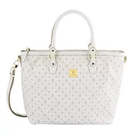 Torebki damskie - Michael Beheim Damska torba na zakupy z zamkiem błyskawicznym, mała, S, czarna, Printed White, m - miniaturka - grafika 1