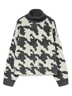 Swetry damskie - Vero Moda Golf w kolorze kremowo-ciemnoszarym - miniaturka - grafika 1