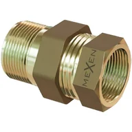Łączniki, trójniki, kształtki - Mexen BRASS śrubunek prosty mosiężny 3/4 GZ x 3/4 GW - W97417-3434 - miniaturka - grafika 1