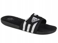 Klapki i japonki męskie - KLAPKI męskie ADIDAS ADISSAGE F35580 na basen sportowe 40,5 - miniaturka - grafika 1