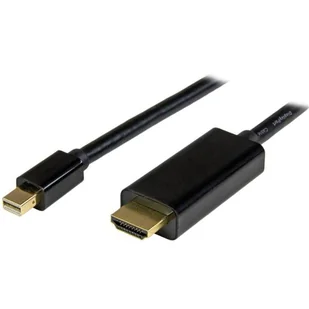 StarTech MDP2HDMM2MB adapter kablowy 2 m Mini DisplayPort HDMI Typu A (Standard) Czarny - Adaptery i przejściówki - miniaturka - grafika 1