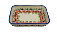 Brytfanny - Ceramiczne naczynie do zapiekania małe Ceramika Bolesławiec - miniaturka - grafika 1