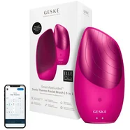 Soniczna szczoteczka termiczna do twarzy 6w1 Geske z Aplikacją (magenta)