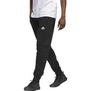 adidas Męskie spodnie Essentials French Terry Tapered Cuff 3 paski - Spodenki męskie - miniaturka - grafika 1