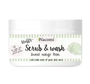 Nacomi Scrub & Wash Piankowy Peeling Mango 180ml NACO-3566 - Peelingi do ciała - miniaturka - grafika 1