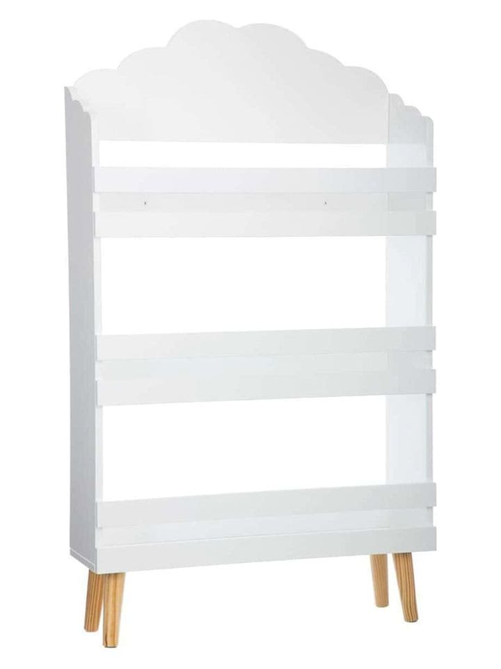 Joybos Regał stojący w kolorze białym - 58 x 100 x 18 cm
