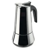 Zaparzacze i kawiarki - Pezzetti kawiarka stalowa Steelexpress 4 espresso stal błyszcząca - miniaturka - grafika 1