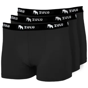 Męskie bokserki Zulu Bambus 210 3-pack Rozmiar: XXL / Kolor: czarny - Majtki męskie - miniaturka - grafika 1