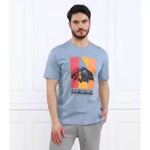 Napapijri T-shirt S-BOLIVAR SS | Regular Fit - Koszulki męskie - miniaturka - grafika 1