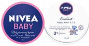 Kremy dla dzieci - Krem dla niemowląt i emolient kojacy NIVEA BABY - miniaturka - grafika 1