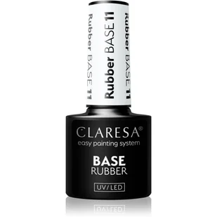 Claresa rubber base 11 baza kauczukowa 5ml - Lakiery hybrydowe - miniaturka - grafika 1