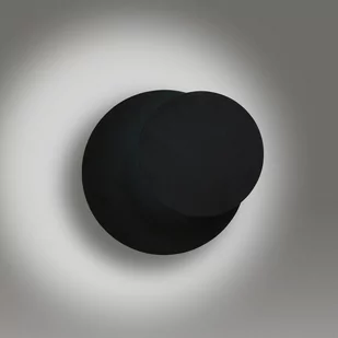 Emibig LIGHTING Kinkiet Circle o okrągłym kształcie, czarny - Lampy ścienne - miniaturka - grafika 1