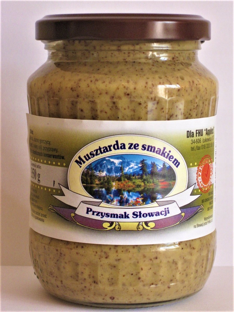 Musztarda stołowa Przysmak Słowacji 350 g