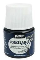 Farby i media malarskie - Farba Pebeo Porcelaine 150 - 41 Abyss Black - miniaturka - grafika 1