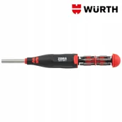 Śrubokręty - WURTH Wkrętak ZEBRA z grzechotką i magazynkiem 13el. - miniaturka - grafika 1