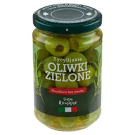Warzywa w marynacie - San Romano Sycylijskie oliwki zielone Nocellara bez pestki 300 g - miniaturka - grafika 1