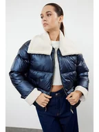 Kurtki damskie - trendyol Kurtka zimowa w kolorze granatowym - miniaturka - grafika 1