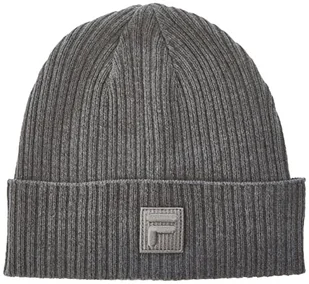 FILA Unisex Bonab Fisherman with Tonal F-Box czapka beanie, jasnoszary melanżowy, jeden rozmiar - Czapki damskie - miniaturka - grafika 1