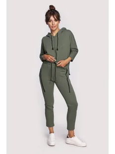 BeWear Damskie spodnie dresowe Irahn B240 khaki XXL - Spodnie sportowe damskie - miniaturka - grafika 1