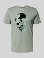 Koszulki męskie - T-shirt z nadrukowanym motywem - miniaturka - grafika 1