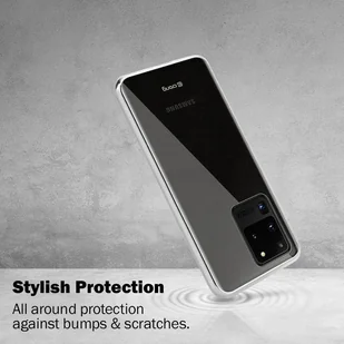 Crong Crystal Slim Cover - Etui Samsung Galaxy A40 (przezroczysty) - Etui i futerały do telefonów - miniaturka - grafika 6