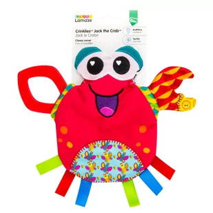 Tomy Lamaze Krab kocyk + gryzak TOMY - Gryzaki dla dzieci - miniaturka - grafika 1