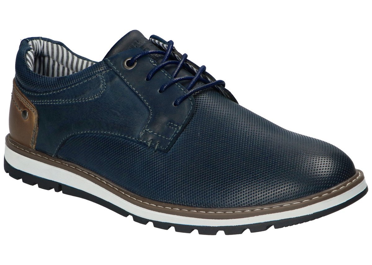 AMERICAN CLUB CY191 MODNE STYLOWE ELEGANCKIE PÓŁBUTY BUTY SKÓRZANE MĘSKIE NV 41