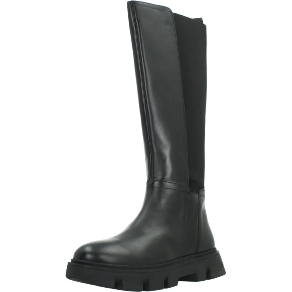 Geox Damskie buty D Vilde D Fashion Boot, czarny, 38 EU
