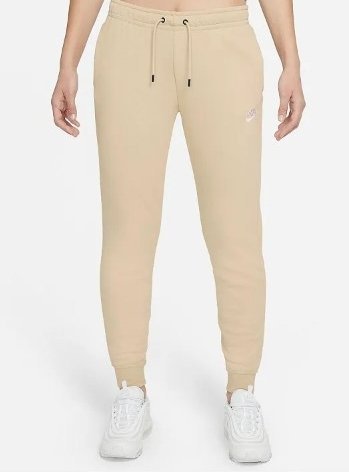 Spodnie Dresowe Damskie Beżowe Nike Sportswear Essential DR6161-206 r. L