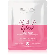 Maseczki do twarzy - Biotherm Aqua Super Mask Glow (1pcs) - miniaturka - grafika 1