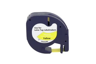 Zamiennik taśmy DYMO 59423 12mm żółta/czarny - Etykiety do drukarek - miniaturka - grafika 7